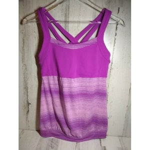 Athleta Stride Crunch and Punch Tank Jazzy Purple Size Small Excellent Athletic